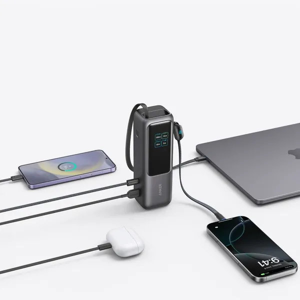 סוללת גיבוי Anker Power Bank 25K 165W - תמונה נוספת
