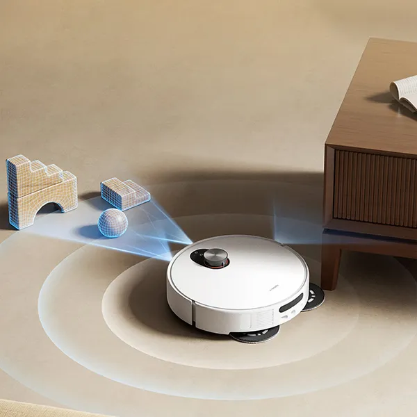 שואב אבק שוטף רובוטי שיאומי דגם Xiaomi Robot Vacuum 5 בצבע לבן - תמונה נוספת