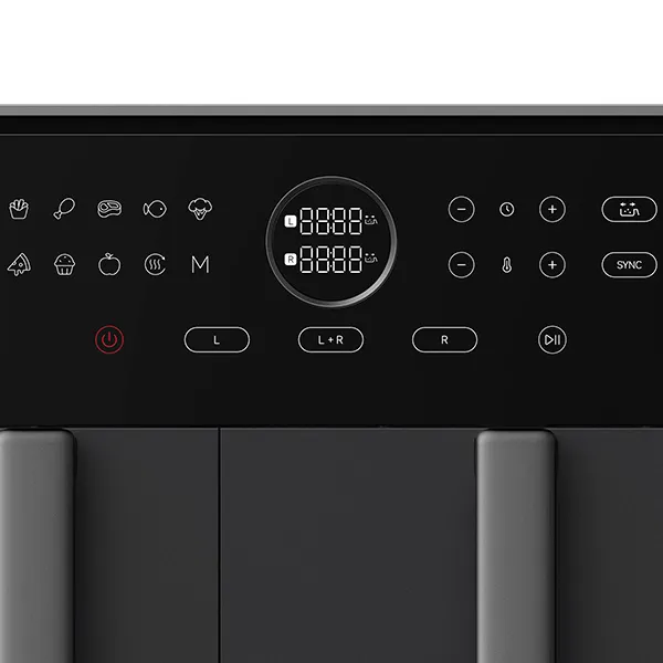 סיר טיגון באוויר חם 10 ליטר שיאומי Xiaomi Dual Zone Air Fryer 10L - תמונה נוספת