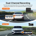 ⁦מצלמת רכב חכמה דו-כיוונית 70mai Dash Cam A200-1⁩ – תמונה ⁦2⁩