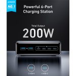 ⁦עמדת טעינה עוצמתית 6 יציאות Anker Prime Charger 200W 6 Ports GaN A2683⁩ – תמונה ⁦3⁩