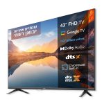 טלויזיה ''43 FHD שיאומי Xiaomi TV A 43'' FHD (2025)