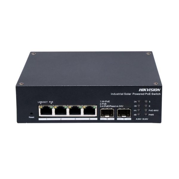 DS-3T1506HP-EI-UPS - מתג תעשייתי כולל אל פסק