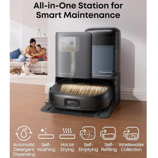 שואב רובוטי שוטף eufy E25 Omni - תמונה נוספת