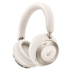 אוזניות קשת soundcore Space One Pro On-Ear בצבע לבן