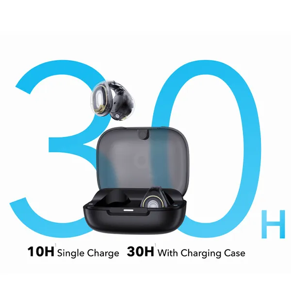 אוזניות Soundcore C30i Open Ear Clip-On בצבע שחור - תמונה נוספת