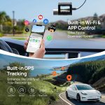 ⁦מצלמת רכב חכמה דו-כיוונית 70mai Dash Cam A510-1⁩ – תמונה ⁦7⁩