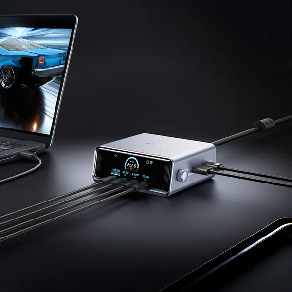 עמדת טעינה עוצמתית 6 יציאות Anker Prime Charger 250W 6 Ports GaN A2345 - תמונה נוספת