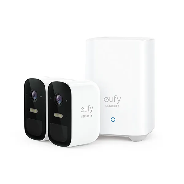 ערכת 2 מצלמות חכמות 2K + רכזת eufy Security eufyCam 2C Pro Kit - תמונה נוספת