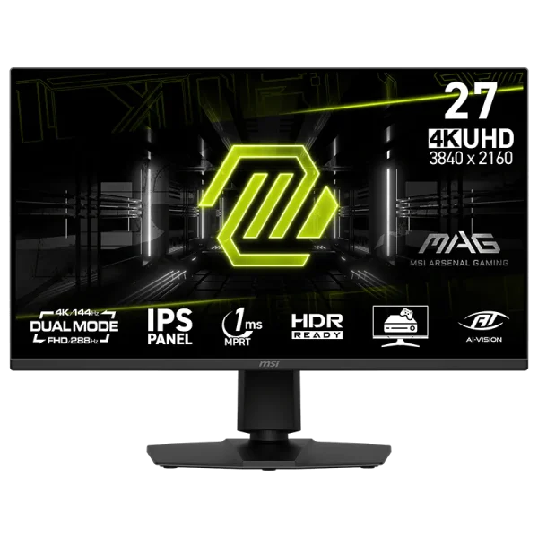 מסך מחשב MSI MAG 275UPD E14 27 inch/288HZ/IPS/1ms/HDMI-DP/Spk Out/4K