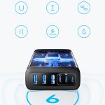 ⁦מטען עוצמתי 6 יציאות Anker Charger 112W GaN⁩ – תמונה ⁦3⁩