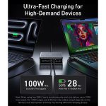 ⁦עמדת טעינה עוצמתית 6 יציאות Anker Prime Charger 200W 6 Ports GaN A2683⁩ – תמונה ⁦5⁩