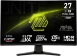 ⁦מסך מחשב MSI MAG 274CXF 27 inch/VA/0.5ms/280HZ/FHD/HDMI-DP-SpkOut⁩ – תמונה ⁦2⁩