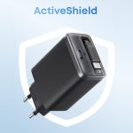 ⁦מטען קיר משולב כבל Anker Nano Charger 35W with USB-C cable בצבע שחור⁩ – תמונה ⁦7⁩