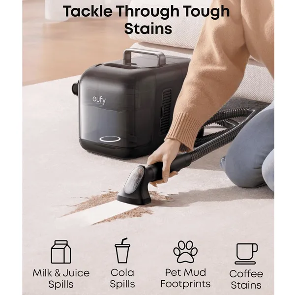 שואב רובוטי שוטף + מנקה ספות eufy Robot Vacuum E28 Omni - תמונה נוספת