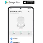 ⁦אוזניות TWS Redmi Buds 6 Play לבן⁩ – תמונה ⁦10⁩