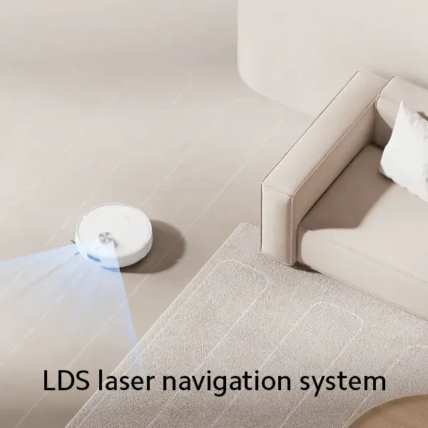 שואב אבק שוטף רובוטי שיאומי דגם Xiaomi Robot Vacuum S40 בצבע לבן - תמונה נוספת