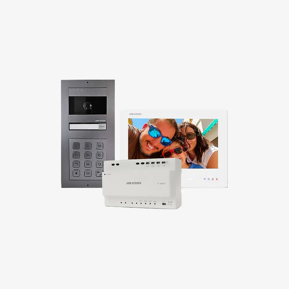 קיט אינטרקום 2Wire HD תחת הטיח DS-KIS704EY-ACF2/Al