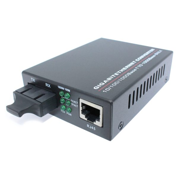 ממיר מרשת לאופטי (Media Converter) SC DUPLEX