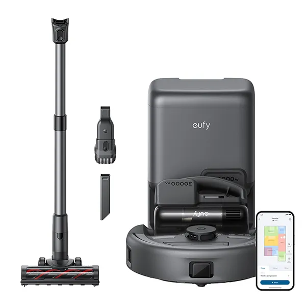 שואב אבק רובוטי משולב שואב ידני eufy Robot Vacuum E20 Omni