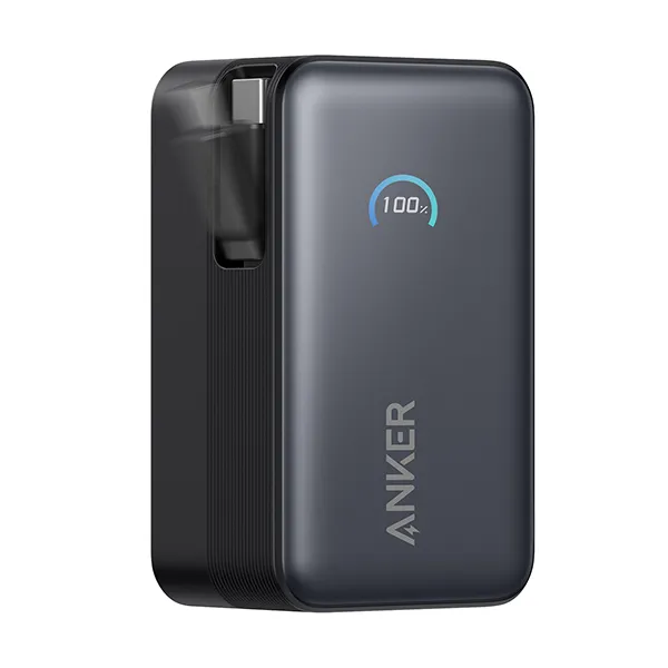 סוללת גיבוי ניידת Anker Nano 45W built-In USB-C Cable 10000mAh - תמונה נוספת