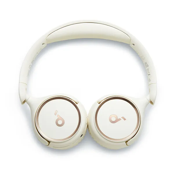 אוזניות קשת soundcore H30i On-Ear בצבע לבן - תמונה נוספת