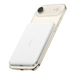 ⁦סוללת גיבוי אלחוטית Anker Nano Slim 5000mAh בצבע לבן⁩ – תמונה ⁦5⁩