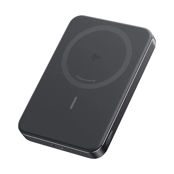סוללת גיבוי אלחוטית Anker MagGo 10K Magnetic Wireless 10000mAh בצבע שחור