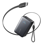 ⁦סוללת גיבוי ניידת Anker Nano 45W built-In USB-C Cable 10000mAh⁩ – תמונה ⁦3⁩