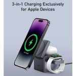 ⁦קוביית טעינה רב-תכליתית Anker 3-in-1 Cube with MagSafe Y1811⁩ – תמונה ⁦4⁩