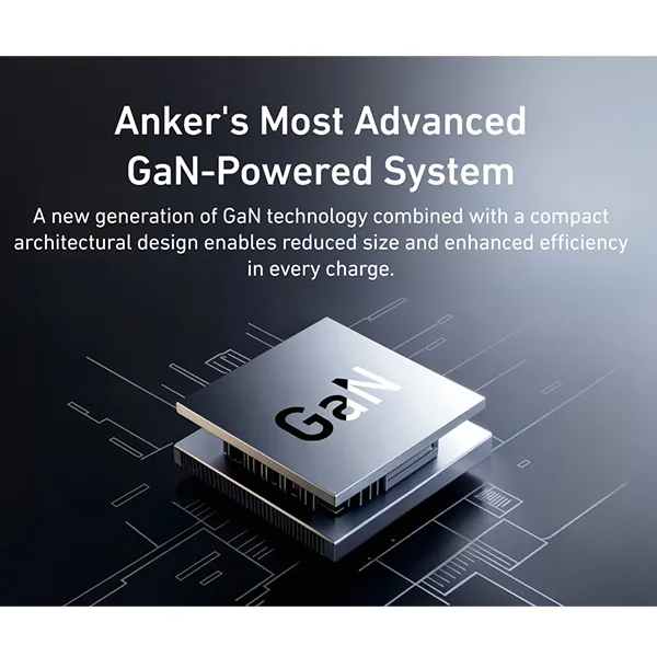 עמדת טעינה עוצמתית 6 יציאות Anker Prime Charger 200W 6 Ports GaN A2683 - תמונה נוספת