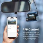 ⁦מצלמת רכב חכמה דו-כיוונית 70mai Dash Cam A200-1⁩ – תמונה ⁦3⁩