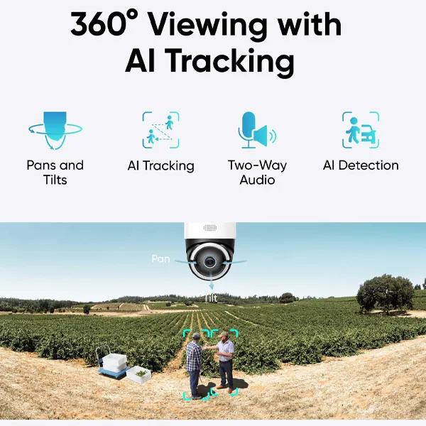 מצלמת אבטחת חוץ 4K סלולרית (4G) eufy 4G LTE Security Cam S330 - תמונה נוספת