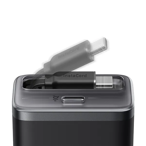מטען קיר משולב כבל Anker Nano Charger 35W with USB-C cable בצבע שחור - תמונה נוספת