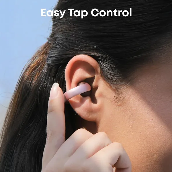 אוזניות soundcore AeroClip Open Ear Clip-On בצבע ורוד - תמונה נוספת