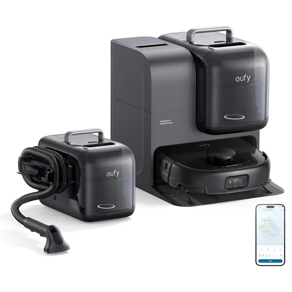 שואב רובוטי שוטף + מנקה ספות eufy Robot Vacuum E28 Omni - תמונה נוספת