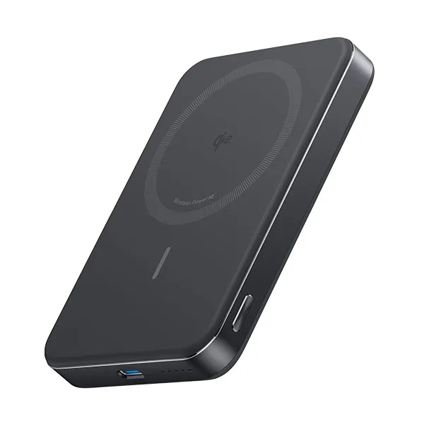 סוללת גיבוי אלחוטית Anker MagGo 10K Magnetic Wireless 10000mAh בצבע שחור - תמונה נוספת