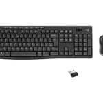 סט מקלדת ועכבר אלחוטיים Logitech Combo MK270