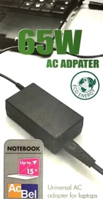 ⁦מטען אוניברסאלי למחשב נייד ACBEL 65W⁩ – תמונה ⁦2⁩