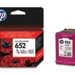 דיו צבעוני מקורי HP 652