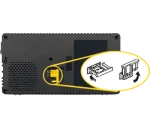 ⁦אל פסק 4 שקעים אוניברסליים APC BV1000I-MSX 1000V/4 Universal Ports⁩ – תמונה ⁦4⁩