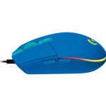 עכבר גיימרים חוטי כחול Logitech G102 Lightsync