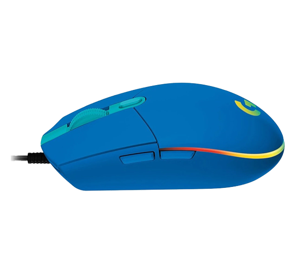 עכבר גיימרים חוטי כחול Logitech G102 Lightsync
