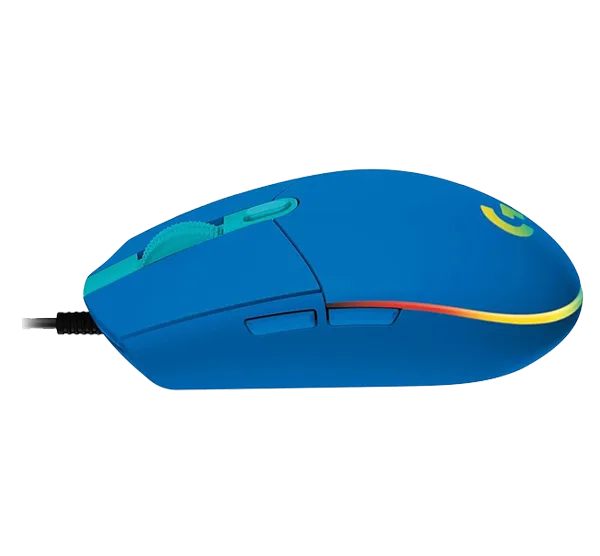 עכבר גיימרים חוטי כחול Logitech G102 Lightsync