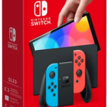 קונסולה נינטנדו שחור Nintendo Switch OLED