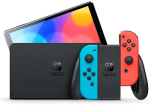 ⁦קונסולה נינטנדו שחור Nintendo Switch OLED⁩ – תמונה ⁦2⁩