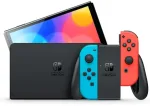⁦קונסולה נינטנדו שחור Nintendo Switch OLED⁩ – תמונה ⁦2⁩