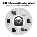 ⁦הגה PXN V9 PC/XBOX/PS3/PS4/PS5/Nintendo⁩ – תמונה ⁦3⁩