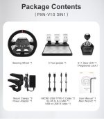 הגה PXN V10 PC/XBOX X/S/One/Playstation 3/4/5/Nintendo