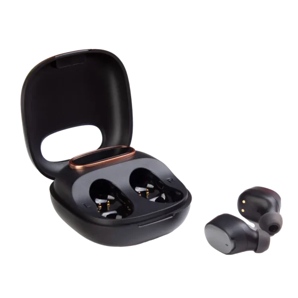אוזניות אלחוטיות נטענות בצבע שחור ולבן Miracase True Wireless Earbuds MTWS120